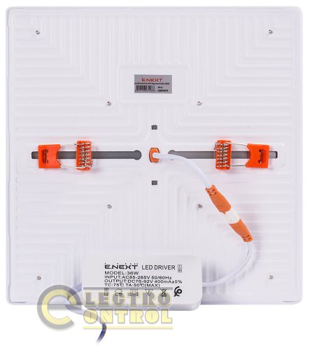 Светильник Enext l0861011 светодиодный встроенный e.LED.stand.MP.Square.R.36.4500 квадрат 36Вт 4500К 3240Лм