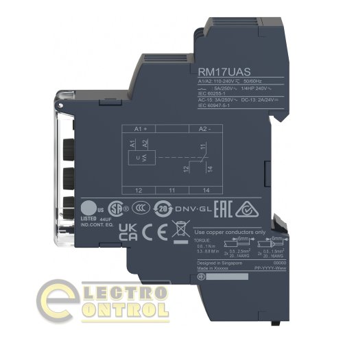 Реле напряжения Schneider-Electric RM17UAS14 9-15В