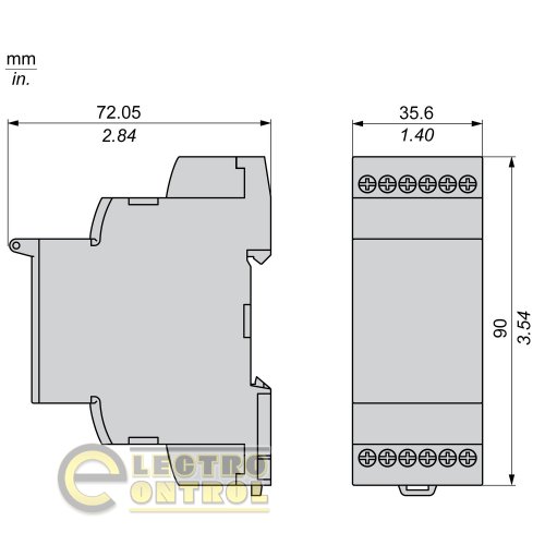 Реле контроля тока Schneider-Electric RM35JA32MT 0,3-15A