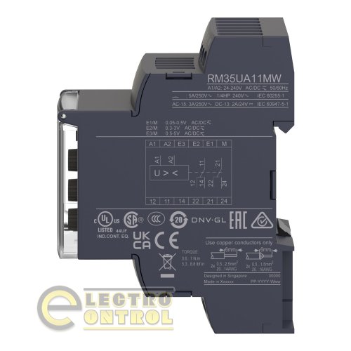 Реле напруги Schneider-Electric RM35UA11MW 0.05-5В