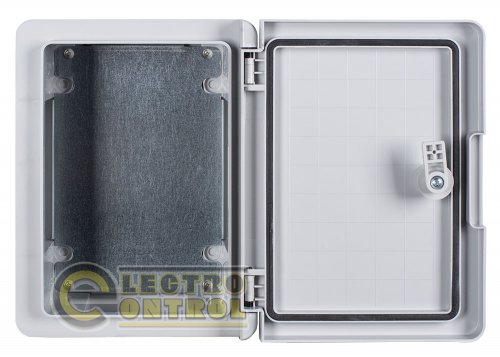 Корпус Enext p084101 из ABS-пластика e.plbox.pro.p.28.21.13 с непрозрачной дверцей 280х210х130мм ІР65