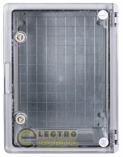 Корпус Enext p084204 из ABS-пластика e.plbox.pro.p.40.30.21.tr с прозрачной дверцей 400x300x210мм ІР65