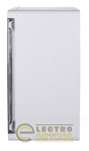 Корпус Enext p084204 из ABS-пластика e.plbox.pro.p.40.30.21.tr с прозрачной дверцей 400x300x210мм ІР65