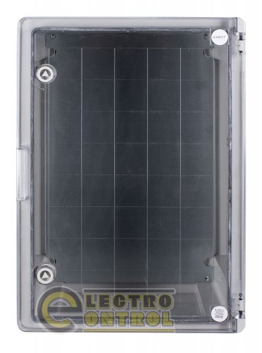 Корпус Enext p084205 из ABS-пластика e.plbox.pro.p.50.35.22.tr с прозрачной дверцей 500x350x220мм ІР65
