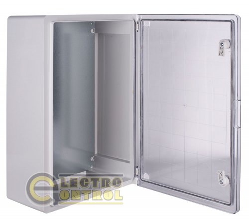 Корпус Enext p084207 из ABS-пластика e.plbox.pro.p.60.40.20.tr с прозрачной дверцей 600x400x200мм ІР65