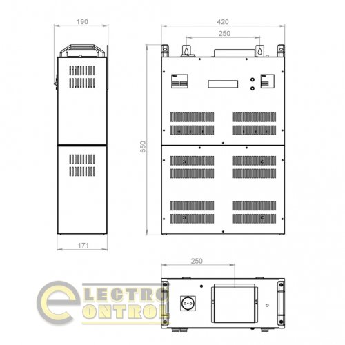 Volter СНПТТ- 81 птш (3х27) электронный тиристорный 81 кВт