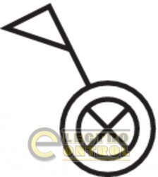 Вимикач Hager Lumina WL0413 з підсвічуванням 1-тактовий чорний 10АХ/230В