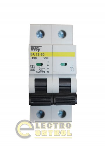 Автоматический выключатель TNSy ВА18-60 TNSy5504736 2Р 32А 6кА C