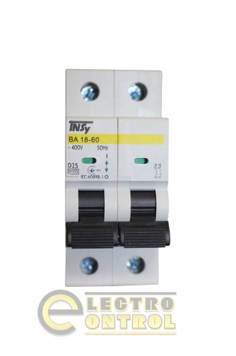 Автоматический выключатель TNSy ВА18-60 TNSy5504793 2Р 25А 6кА D