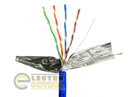 Мережевий кабель GEAR GEC-FTPCU051100 CAT.5E FTP Copper 4Px2x0.51 PVC Indoor 100M