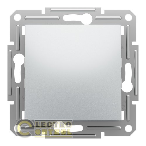 Вимикач Schneider Electric EPH0100161 Asfora одноклавішний алюміній