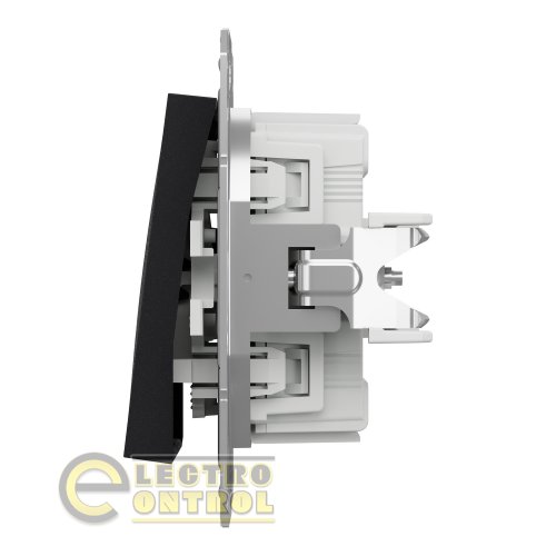 Вимикач Schneider Electric EPH0100171 Asfora одноклавішний антрацит
