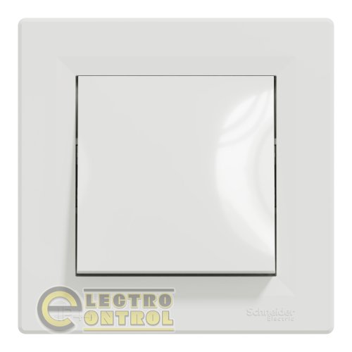 Выключатель Schneider Electric EPH0100221 Asfora одноклавишный белый