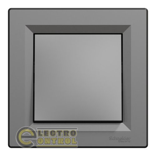 Выключатель Schneider Electric EPH0100271 Asfora одноклавишный антрацит IP44