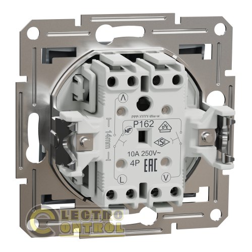 Выключатель Schneider Electric EPH1300162 Asfora для жалюзи сталь