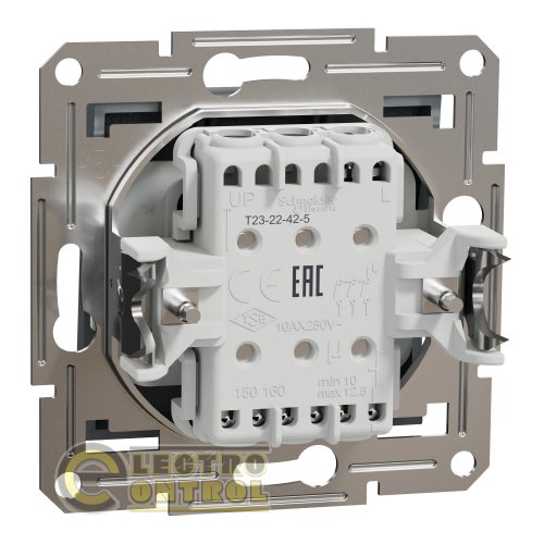 Выключатель Schneider Electric EPH2100162 Asfora трёхклавишный сталь
