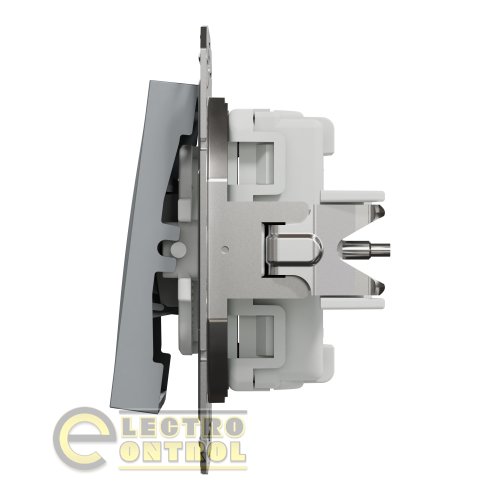 Выключатель Schneider Electric EPH2100162 Asfora трёхклавишный сталь