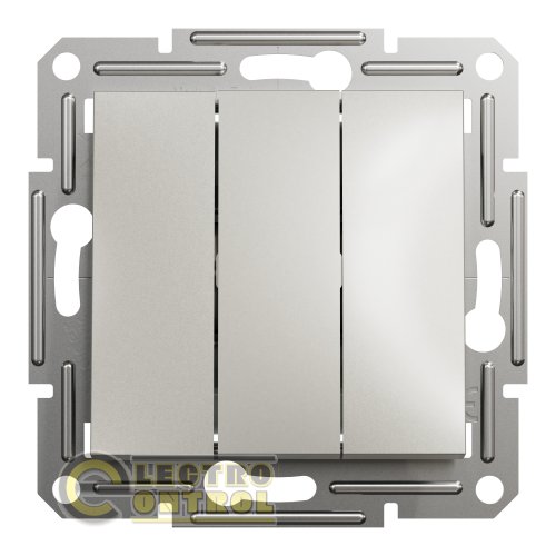 Выключатель Schneider Electric EPH2100169 Asfora трёхклавишный бронза