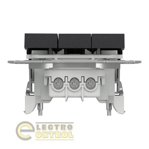 Выключатель Schneider Electric EPH2100171 Asfora трёхклавишный антрацит