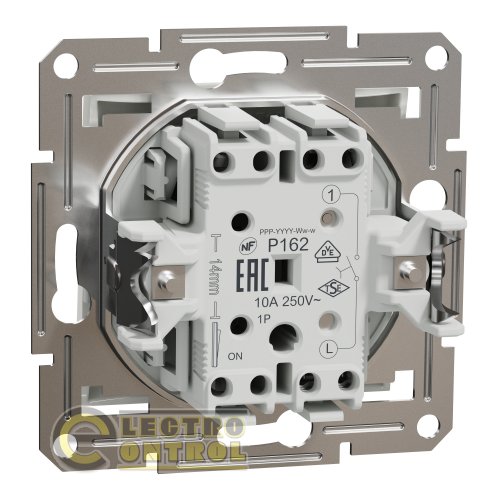 Вимикач Schneider Electric EPH0770121 Asfora кнопковий білий без рамки