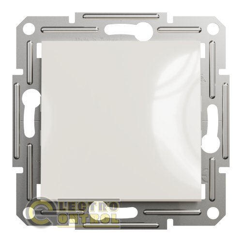 Выключатель Schneider Electric EPH0170123 Asfora одноклавишный кремовый без рамки