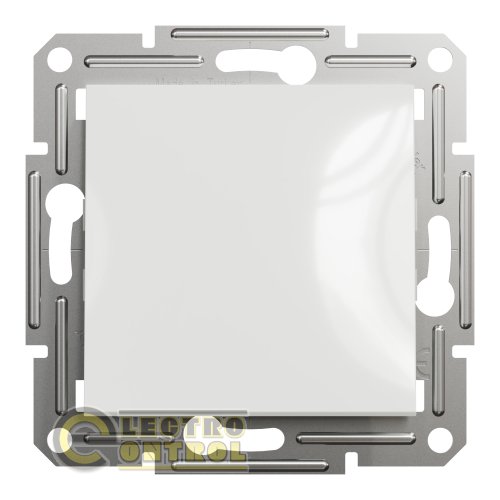 Выключатель Schneider Electric EPH0170121 Asfora одноклавишный белый без рамки