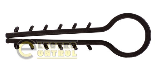 Дюбель - ялинка Enext m0080030 12mm для круглого проводу e.metiz.dowel.fir.black.12 чорний 100 шт.
