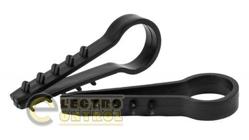 Дюбель - ялинка Enext m0080031 16mm для круглого проводу e.metiz.dowel.fir.black.16 чорний 50 шт.