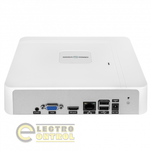 IP відеореєстратор 9-канальний 8MP NVR GreenVision GV-N-S019/9 (Lite)