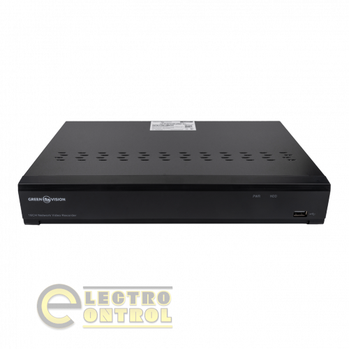 IP видеорегистратор 16-канальный 12MP NVR GreenVision GV-N-I017/16 (A)