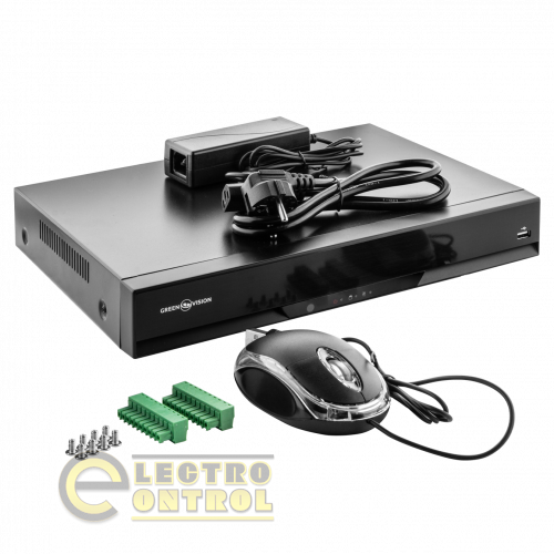 IP видеорегистратор 24-канальный 8MP NVR GreenVision GV-N-G008/24