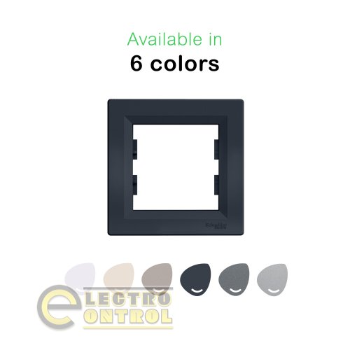 Рамка Schneider Electric EPH5800121 Asfora 1-постова біла