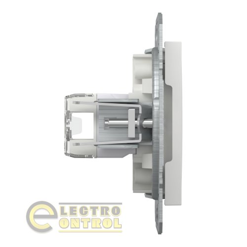 Розетка Schneider Electric EPH4470121 Asfora 2хRJ45 UTP 5E белая без рамки