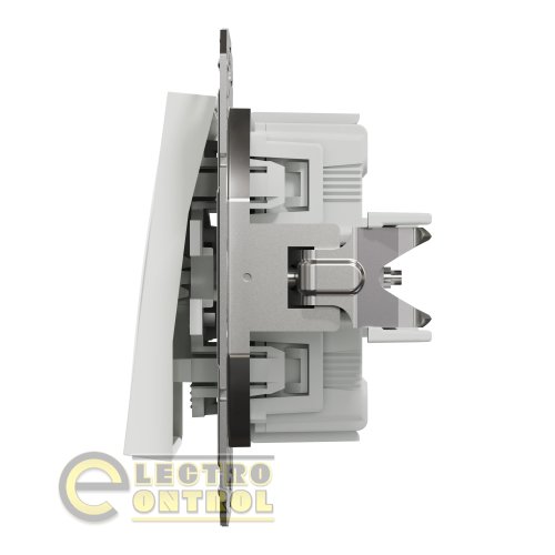 Перемикач Schneider Electric EPH0570121 Asfora перехресний білий без рамки