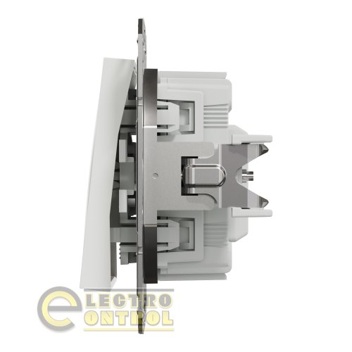Переключатель Schneider Electric EPH1570121 Asfora одноклавишный с подсветкой белый без рамки