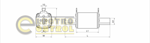 Плавкая вставка предохранителя Takel 514659 NH00 160А 80V DC