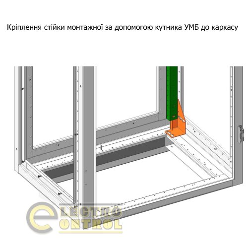 Шкаф каркасный Билмакс ШКР Б00050503 1000x2000x600 IP54 (каркас 2мм/двери 1,5 мм)