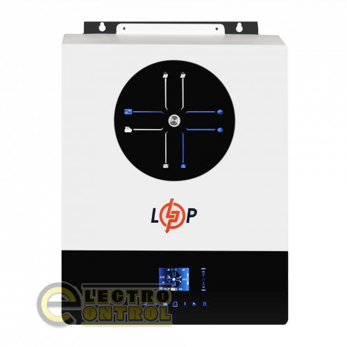Гібридний сонячний інвертор LogicPower (ДБЖ) LPW-MAXII-ULTRA 8000VA (8000Вт) 48V 150A MPPT 90-450V ON-OFF GRID