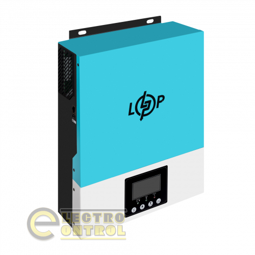 Гибридный солнечный инвертор LogicPower (ИБП) LPW-HY3022MN-L 3000VA (3000Вт) 24V 80A MPPT 30-400V OFF GRID