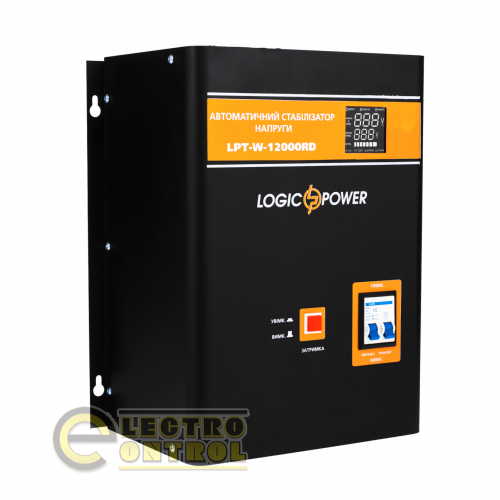Стабілізатор напруги LogicPower LPT-W-12000RD BLACK (8400W)