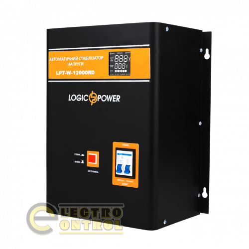 Стабілізатор напруги LogicPower LPT-W-12000RD BLACK (8400W)