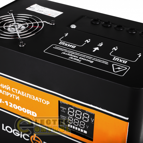 Стабілізатор напруги LogicPower LPT-W-12000RD BLACK (8400W)