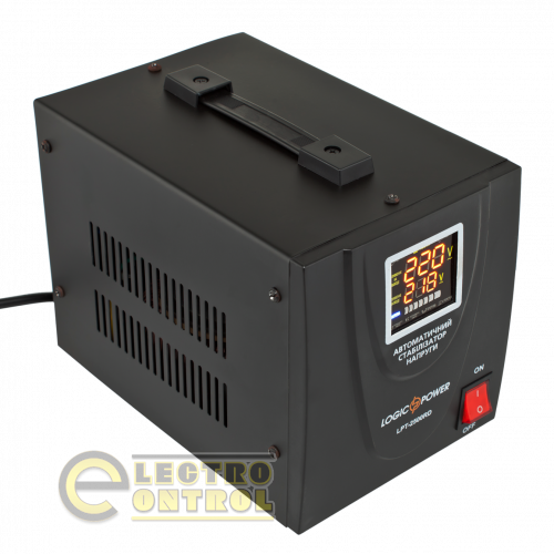 Стабилизатор напряжения LogicPower LPT-2500RD BLACK (1750W)