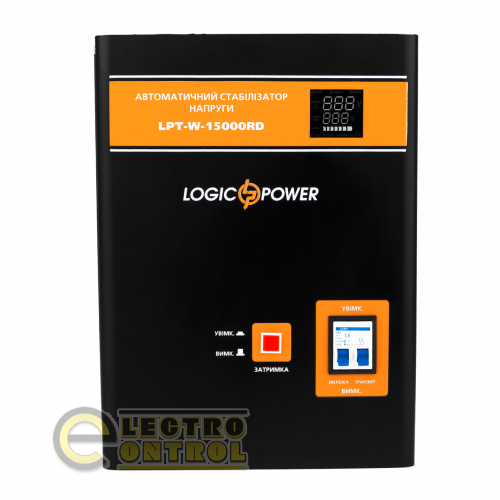 Стабилизатор напряжения LogicPower LPT-W-15000RD BLACK (10500W)