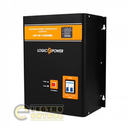 Стабилизатор напряжения LogicPower LPT-W-15000RD BLACK (10500W)