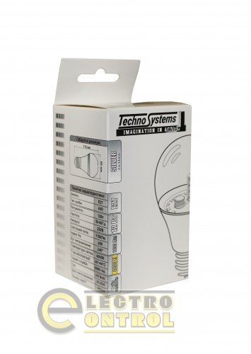 Светодиодная лампа TechnoSystems LED Bulb SILVER 12W TNSy5000604 E27 4000K 1100 lm TNSy5000604 A60