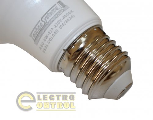 Светодиодная лампа TechnoSystems LED Bulb GOLDEN 9W TNSy5000040 E27 4000K 950 lm A60 180-240V/50-60Hz 240° 30.000 Hrs