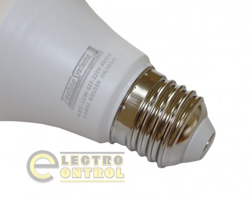 Светодиодная лампа TechnoSystems LED Bulb GOLDEN 12W TNSy5000255 E27 6500K 1260 lm A60  220-240V/50-60Hz 240° 30.000 Hrs