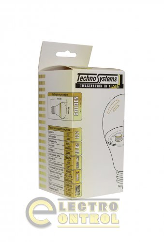Светодиодная лампа TechnoSystems LED Bulb GOLDEN 18W TNSy5000043 E27 4000K 1620 lm A80 180-240V/50-60Hz 240° 30.000 Hrs