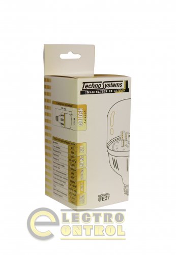 Светодиодная лампа TechnoSystems LED Bulb GOLDEN 20W TNSy5000258 E27 4000K 2100 lm T80  220-240V/50-60Hz 220° 30.000 Hrs